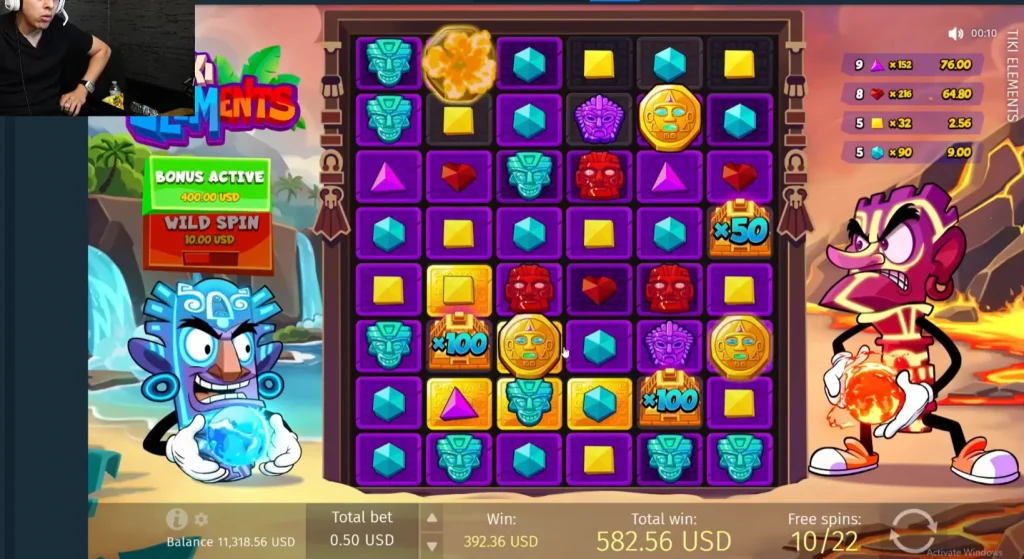 Mesa de casino con crupier en vivo y fichas de juego